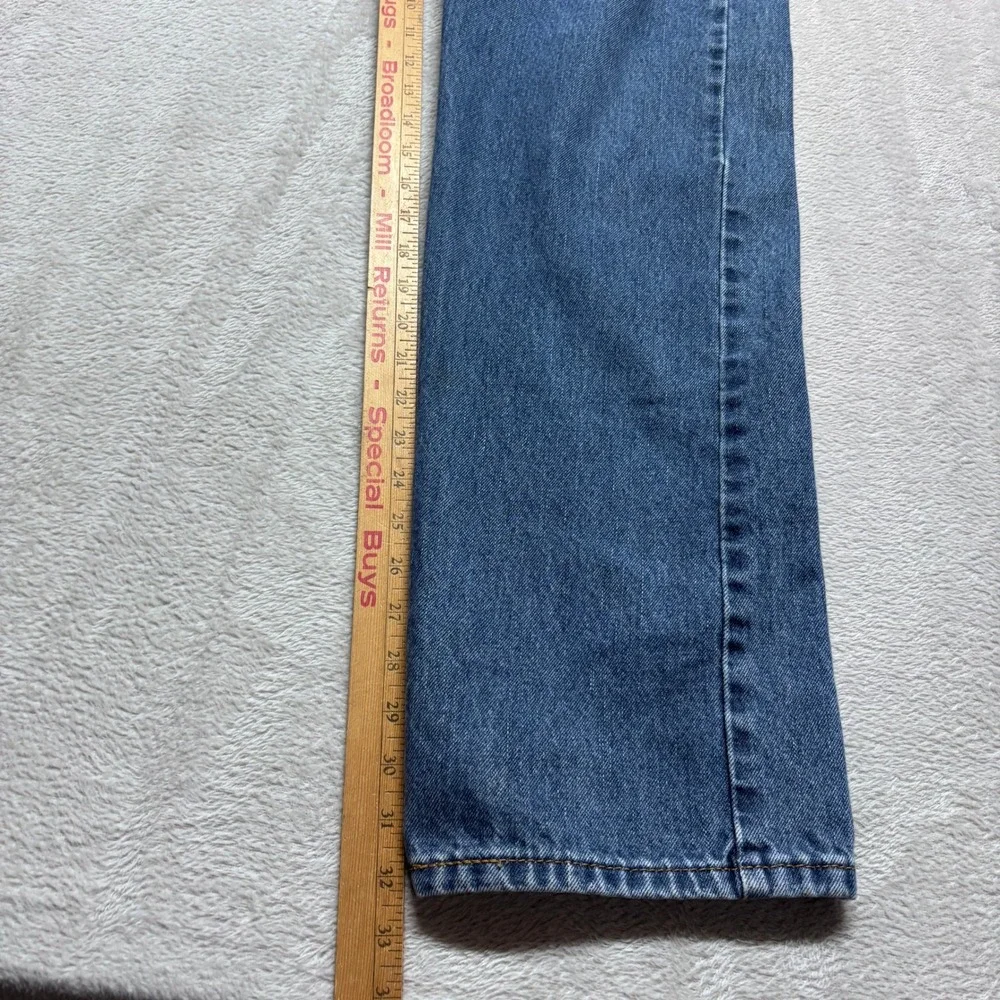 Levi's Jeans Mens 36x32 505 Straight Fit Blue Denim EUC Y2K